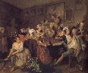 William Hogarth, Prodigal son in the hostel Rose